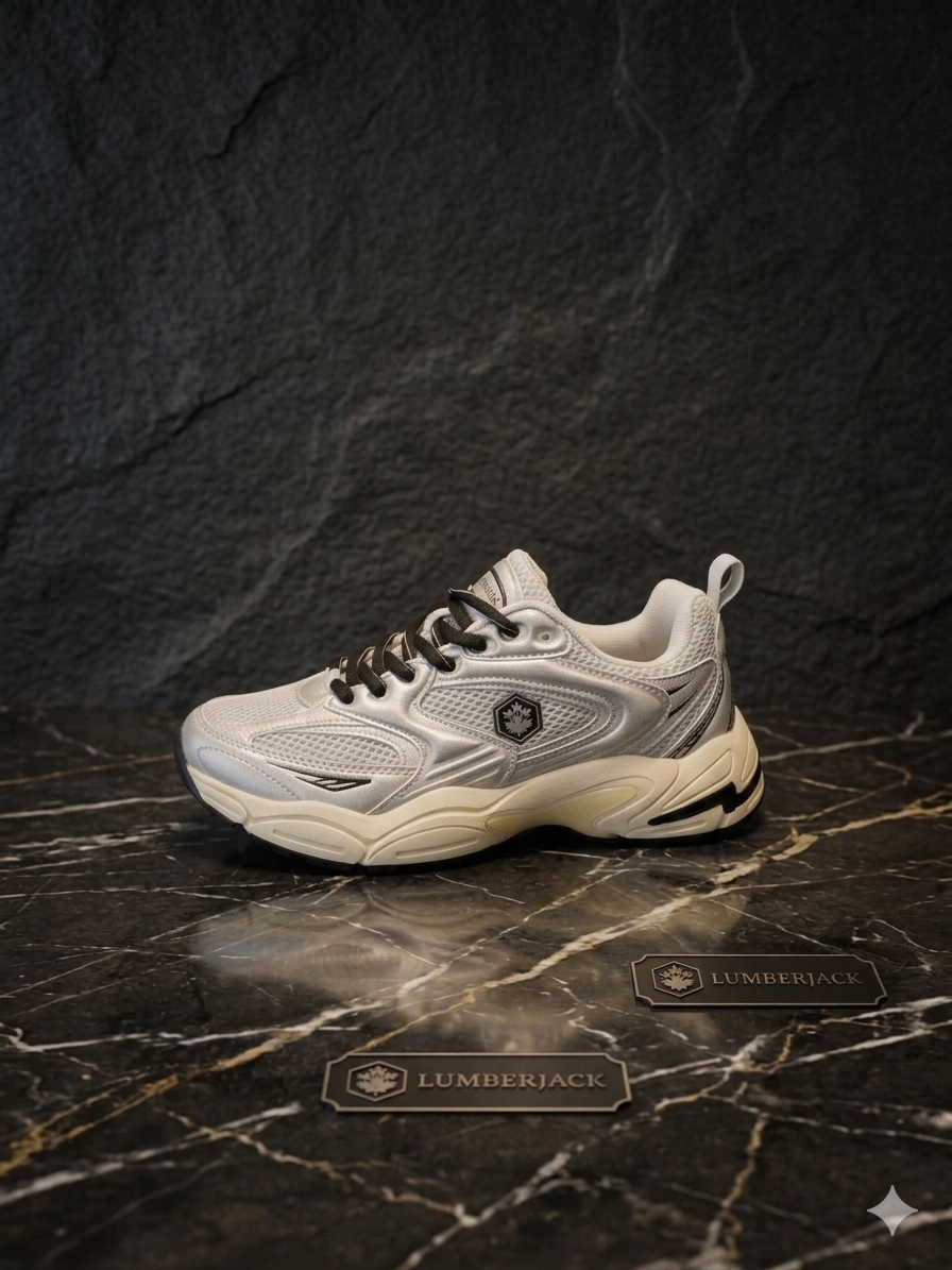 Lumberjack Silver Mesh Runner